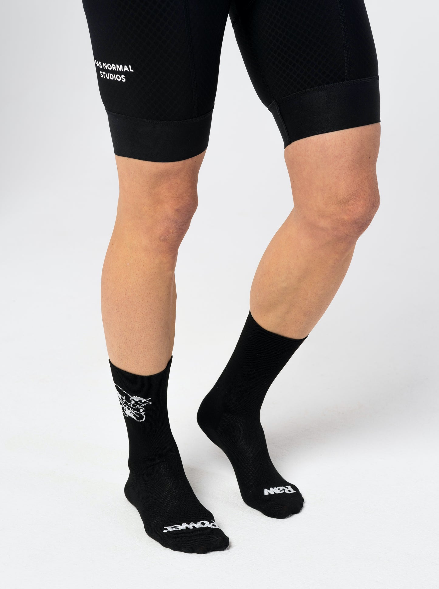 Road Socks Logo Black