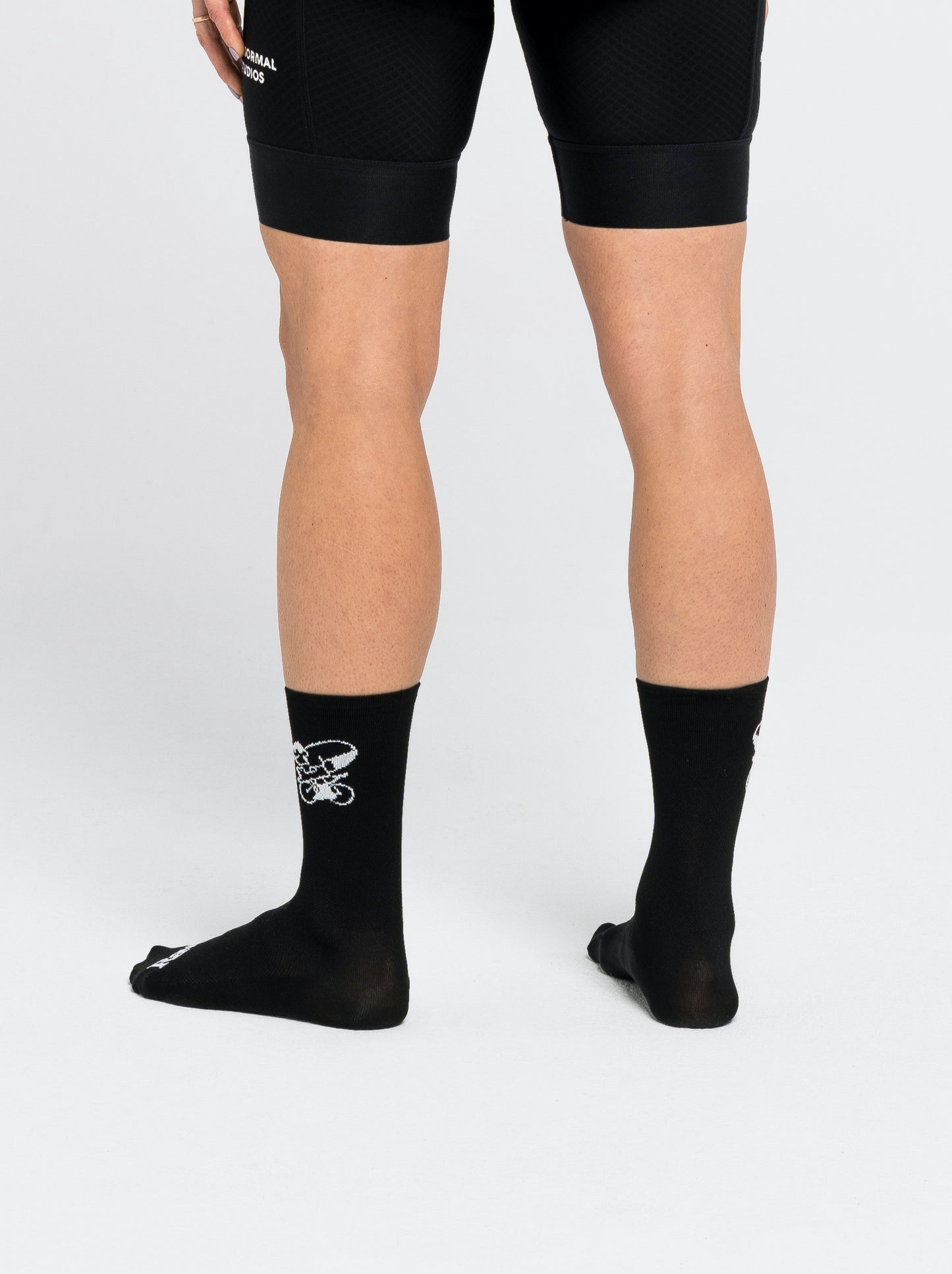 Road Socks Logo Black